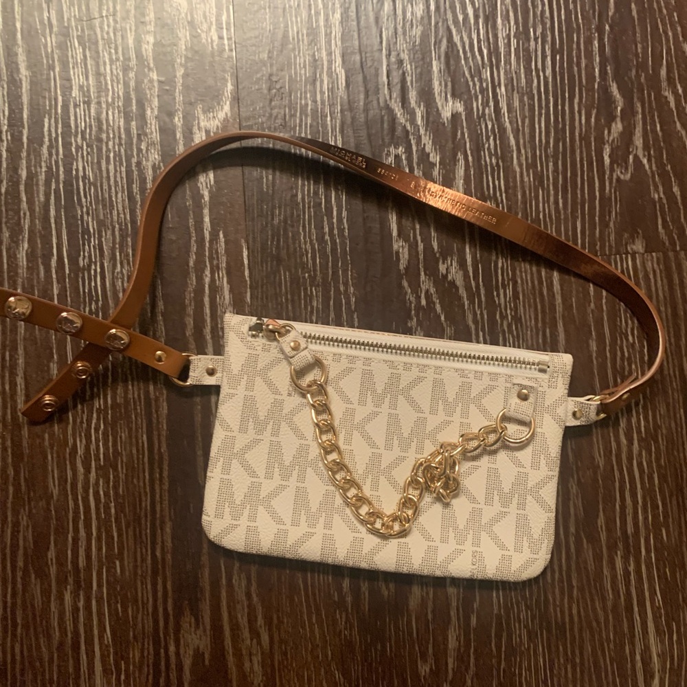 MK: Coated Canvas Waist Bag